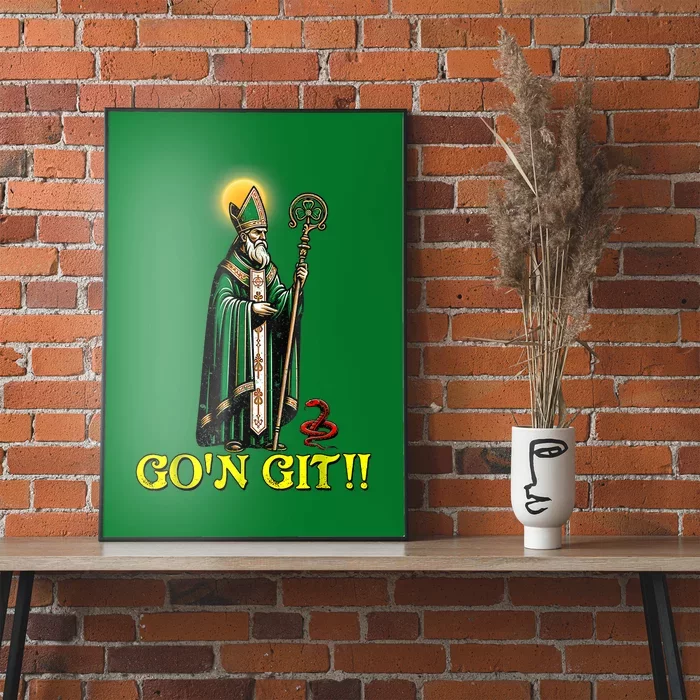 Gon Git Funny St Patricks Day Shamrock Irish Poster