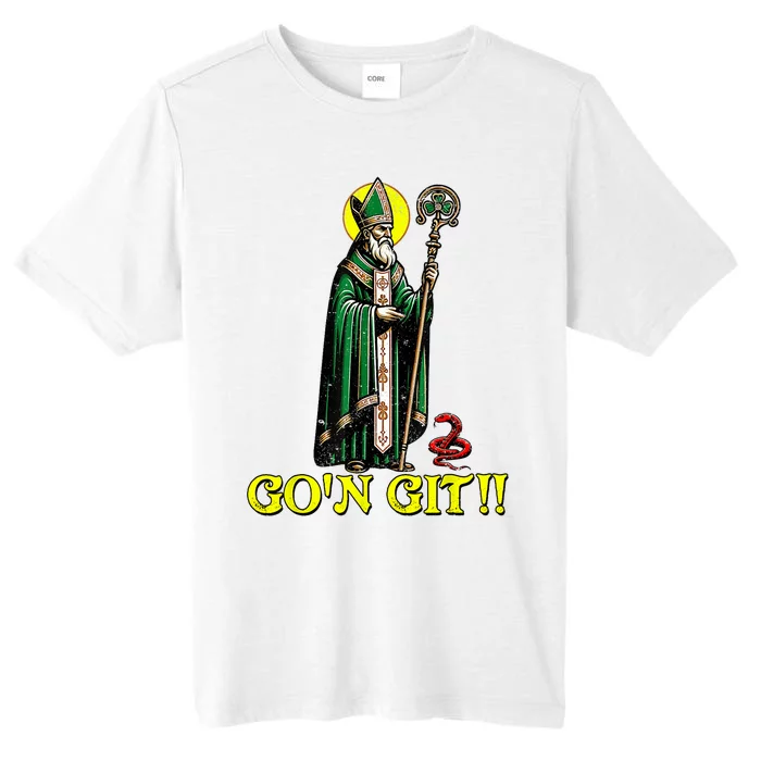 GOn Git Funny St Patricks Day Shamrock St Patty Party Iris ChromaSoft Performance T-Shirt