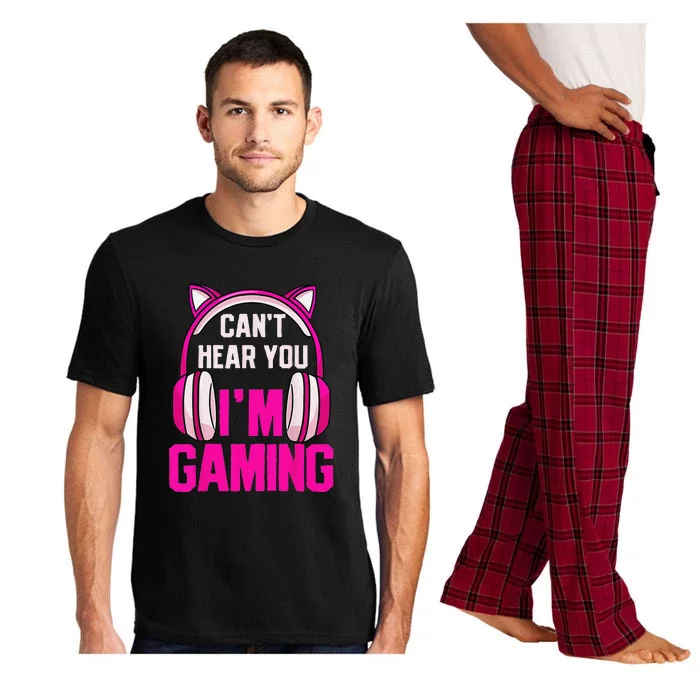 Gamer Girl Funny Gaming I Can't Hear You I'm Gaming Pajama Set