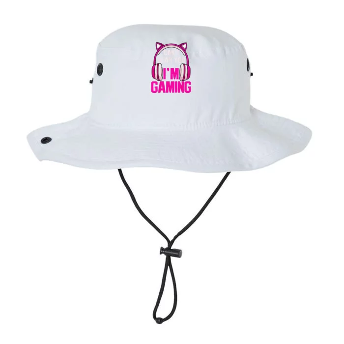 Gamer Girl Funny Gaming I Can't Hear You I'm Gaming Legacy Cool Fit Booney Bucket Hat