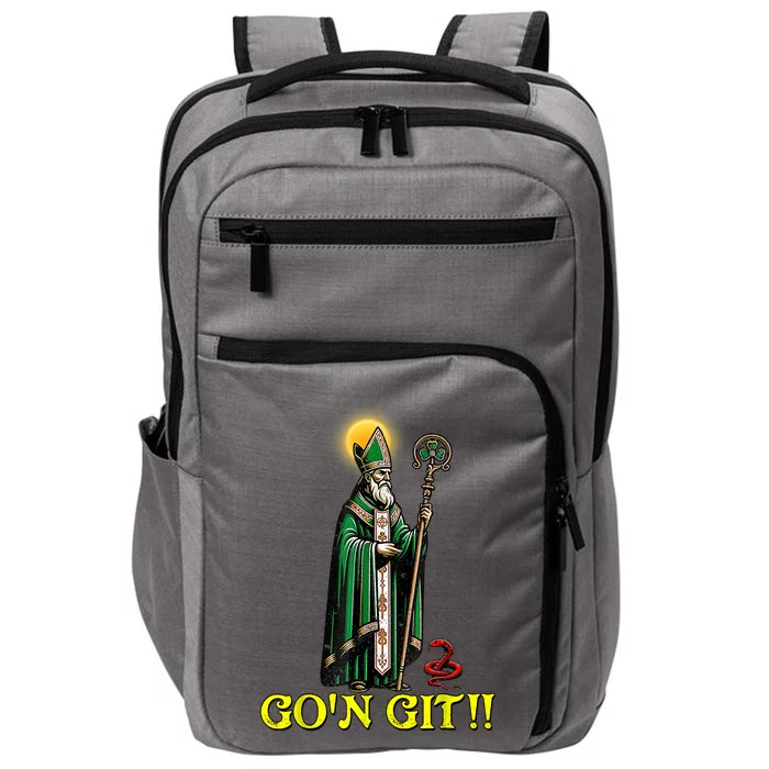 GOn Git Funny St Patricks Day Shamrock Irish Impact Tech Backpack