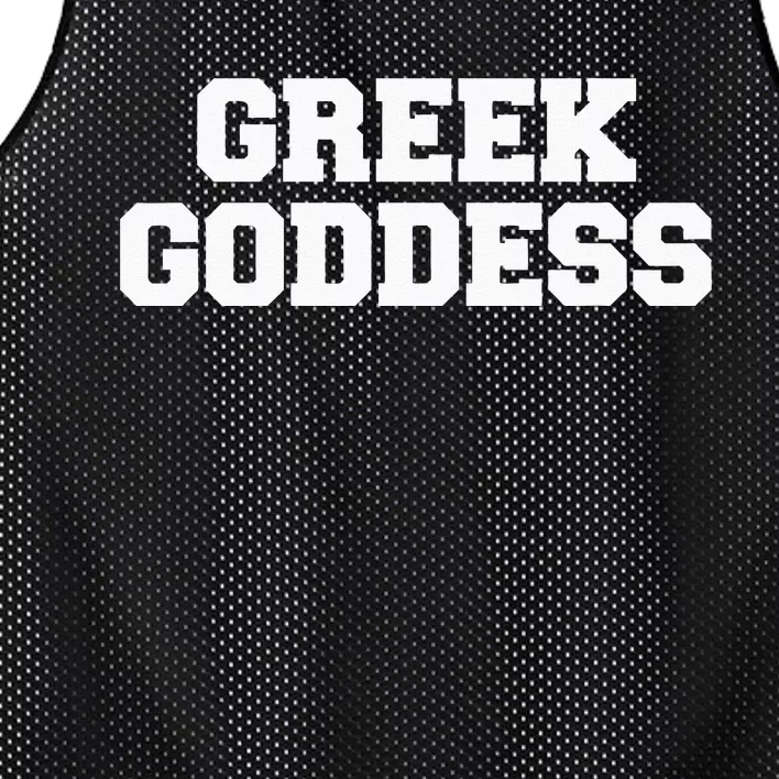 Greek Goddess Funny Fraternity College Frat Party Greek Mesh Reversible Basketball Jersey Tank