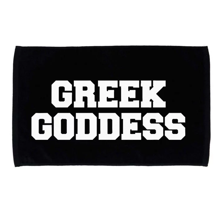 Greek Goddess Funny Fraternity College Frat Party Greek Microfiber Hand Towel