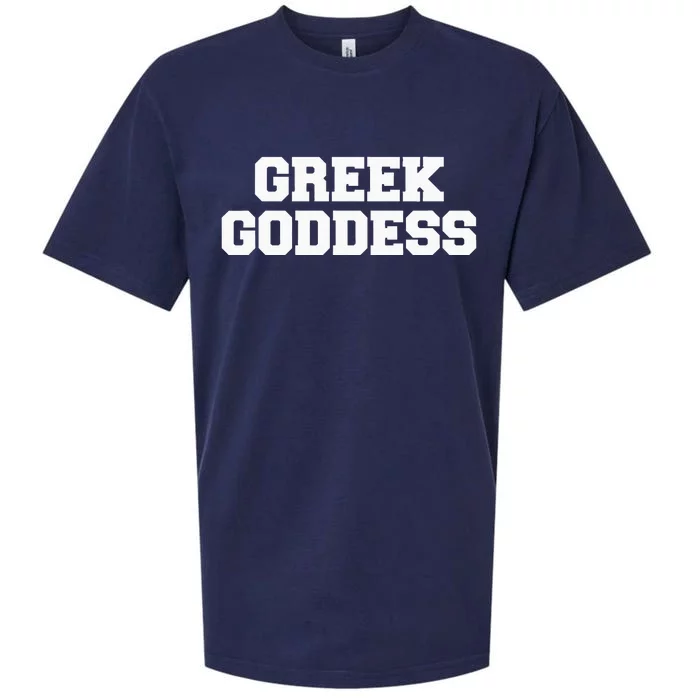 Greek Goddess Funny Fraternity College Frat Party Greek Sueded Cloud Jersey T-Shirt