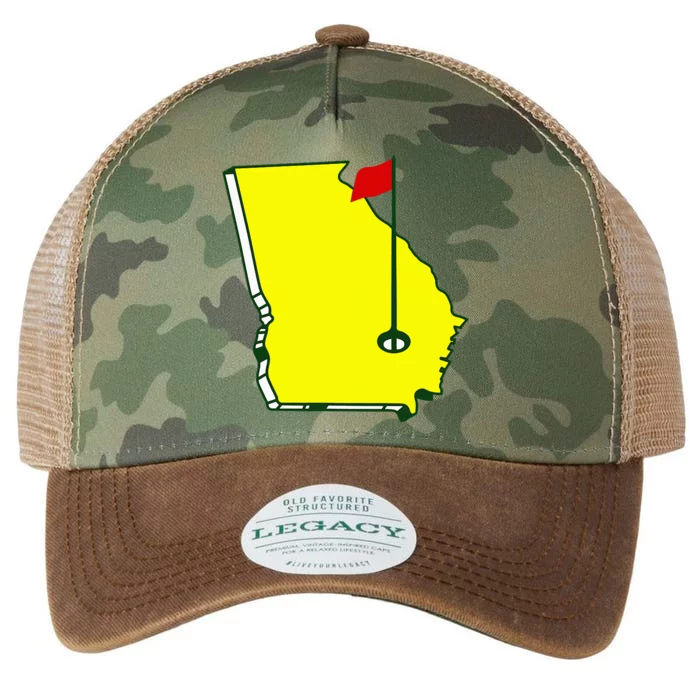 Georgia Golf Flag State Legacy Tie Dye Trucker Hat