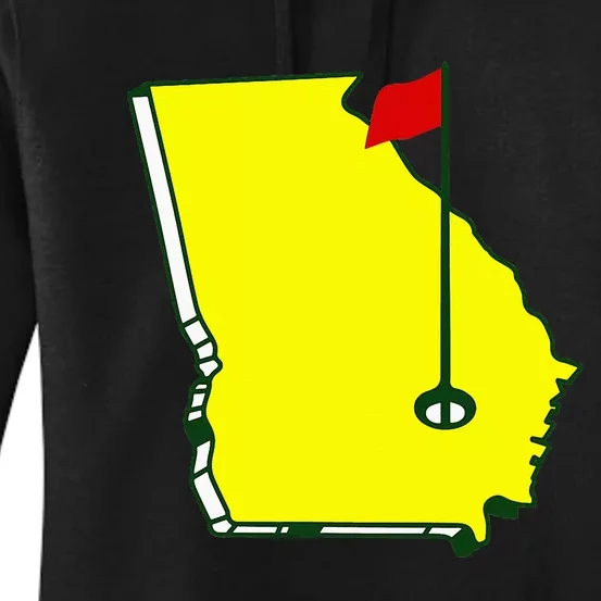 Georgia Golf Flag State Women's Pullover Hoodie