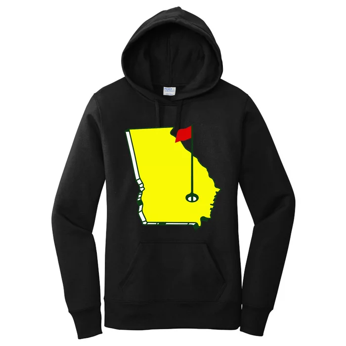 Georgia Golf Flag State Women's Pullover Hoodie