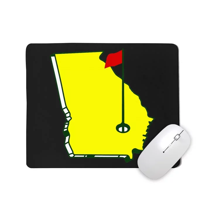 Georgia Golf Flag State Mousepad