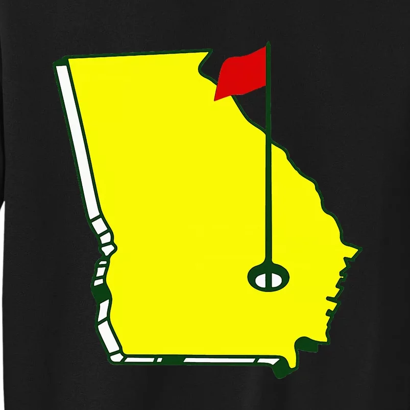 Georgia Golf Flag State Tall Sweatshirt