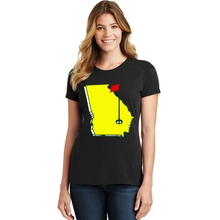 Georgia Golf Flag State Women's T-Shirt