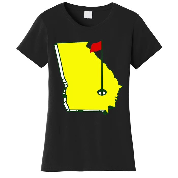 Georgia Golf Flag State Women's T-Shirt