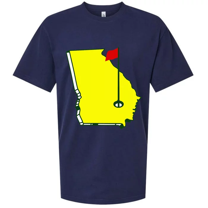 Georgia Golf Flag State Sueded Cloud Jersey T-Shirt