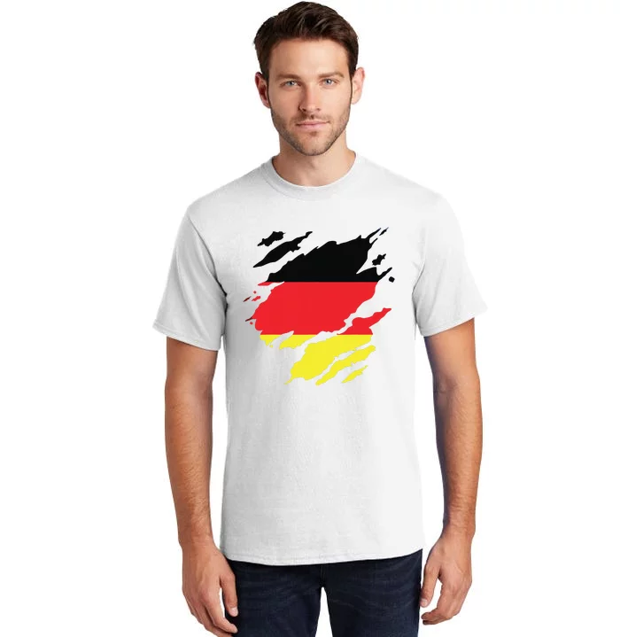 Germany German Flag Heritage Tall T-Shirt