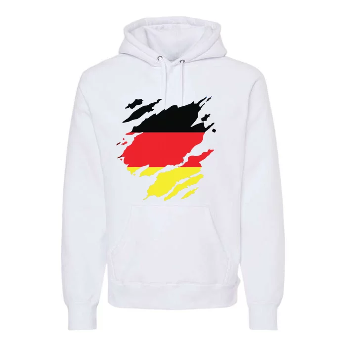 Germany German Flag Heritage Premium Hoodie