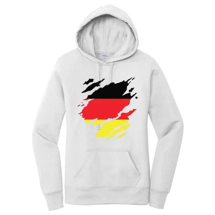 Germany German Flag Heritage Women's Pullover Hoodie