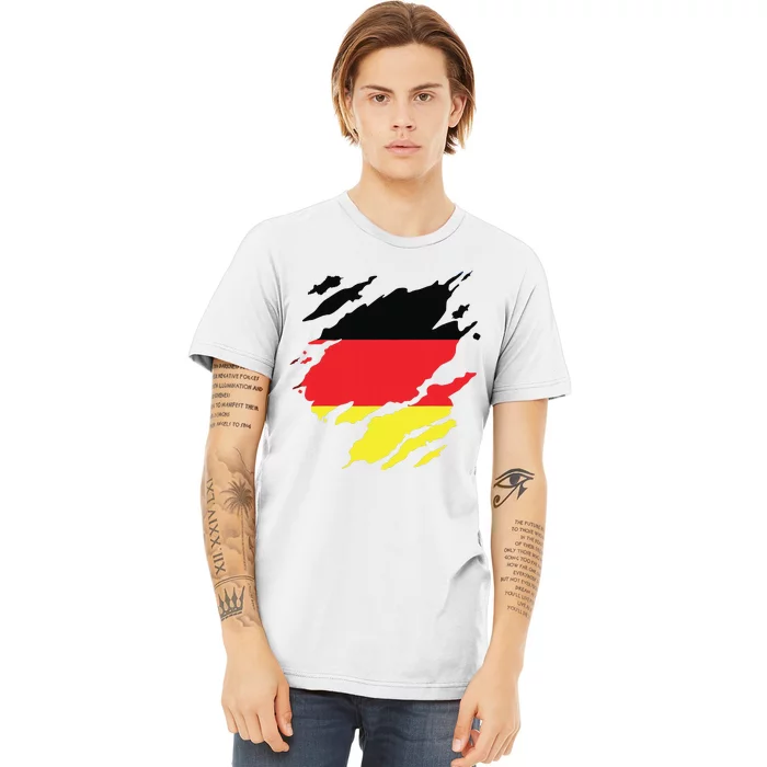 Germany German Flag Heritage Premium T-Shirt