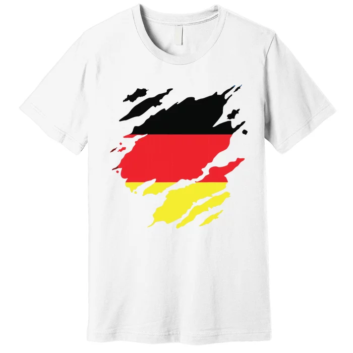 Germany German Flag Heritage Premium T-Shirt