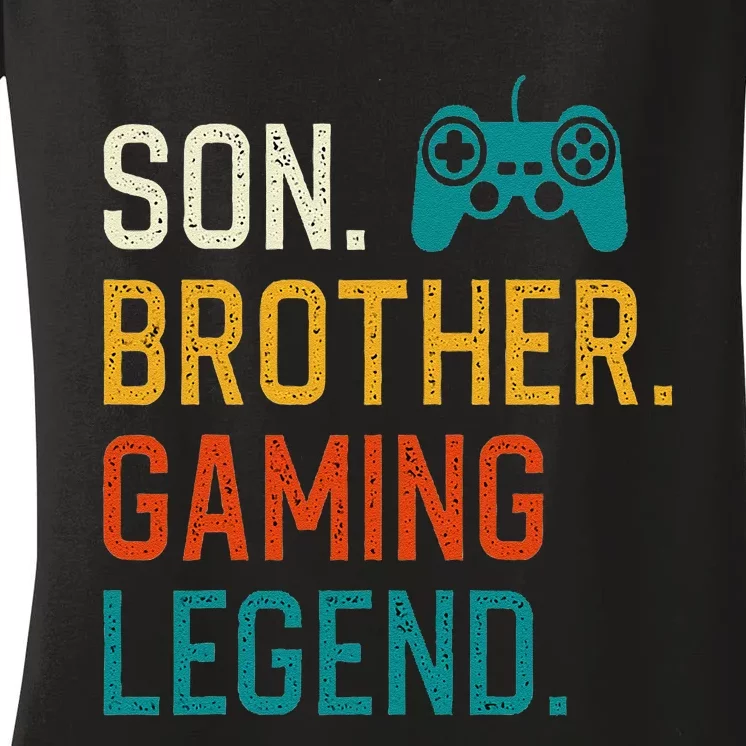 Gaming Gifts For Teenage Boyss 812 Year Old Christmas Gamer Women's V-Neck T-Shirt