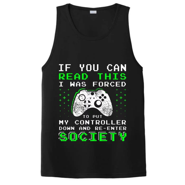 Gamer Gifts For Teen If You Can Read This Video Game Performance Tank