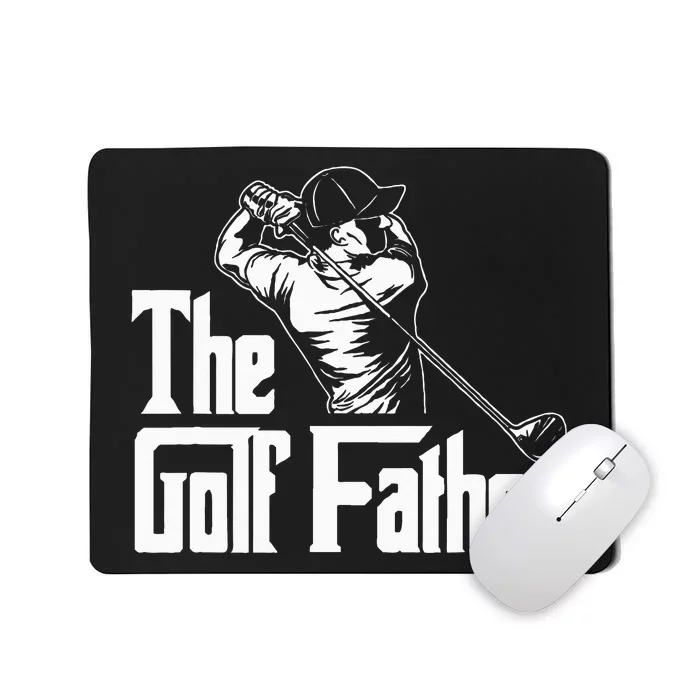 Golf Golfer Father Golfing Player Ball Course Putter Caddy Mousepad