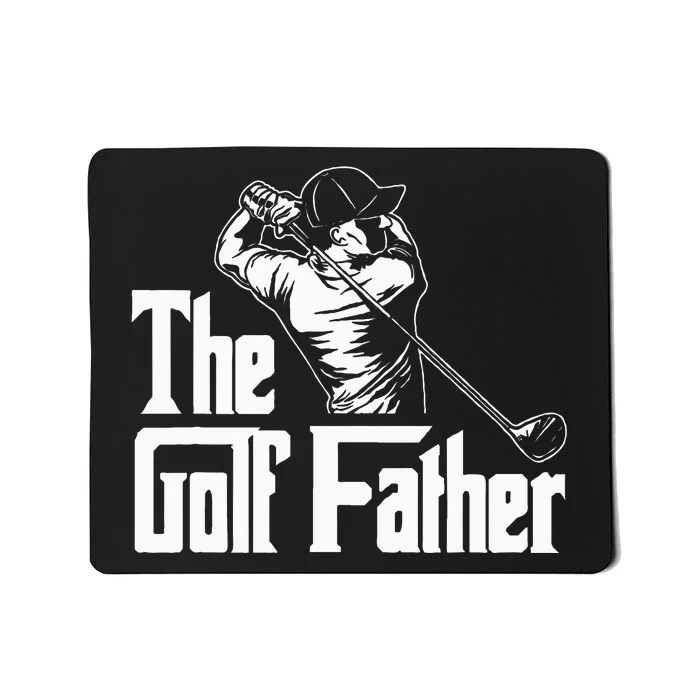 Golf Golfer Father Golfing Player Ball Course Putter Caddy Mousepad