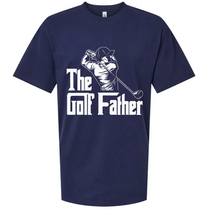 Golf Golfer Father Golfing Player Ball Course Putter Caddy Sueded Cloud Jersey T-Shirt