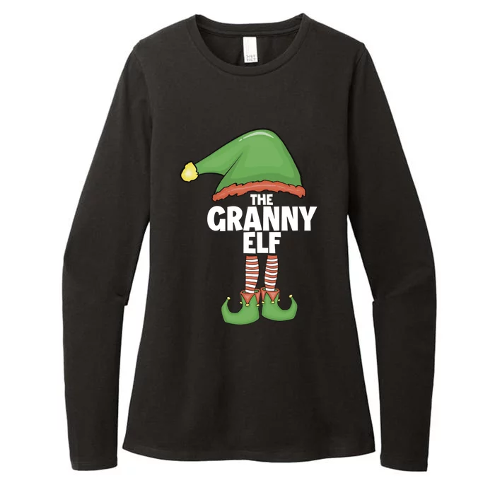 Granny Gift Family Xmas Holiday Gift Santa Christmas Funny Gift Womens CVC Long Sleeve Shirt