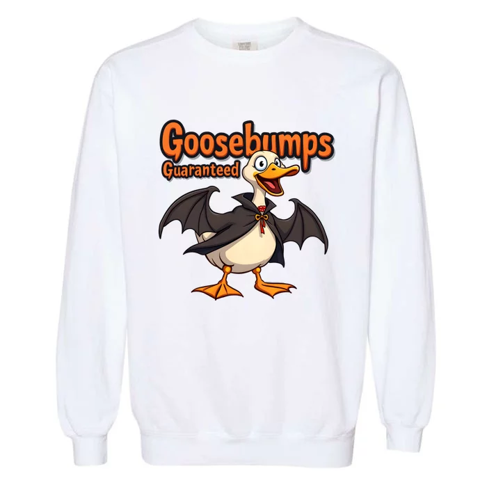 Goosebumps Guaranteed Funny Halloween Garment-Dyed Sweatshirt