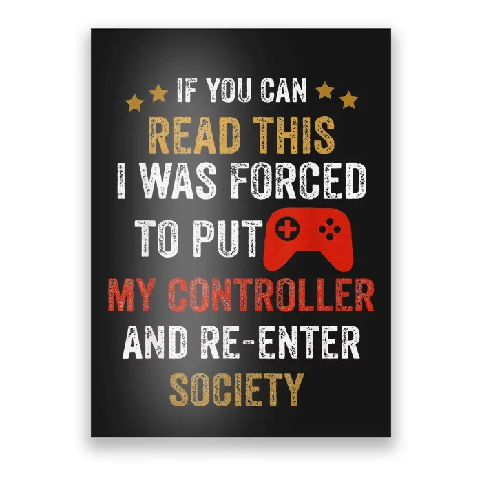 Gaming Gifts For Teenage Boys 8-16 Year Old Christmas Gamer Poster