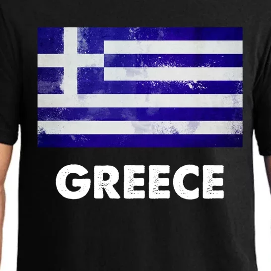 Greek Greece Flag Cool Gift Pajama Set