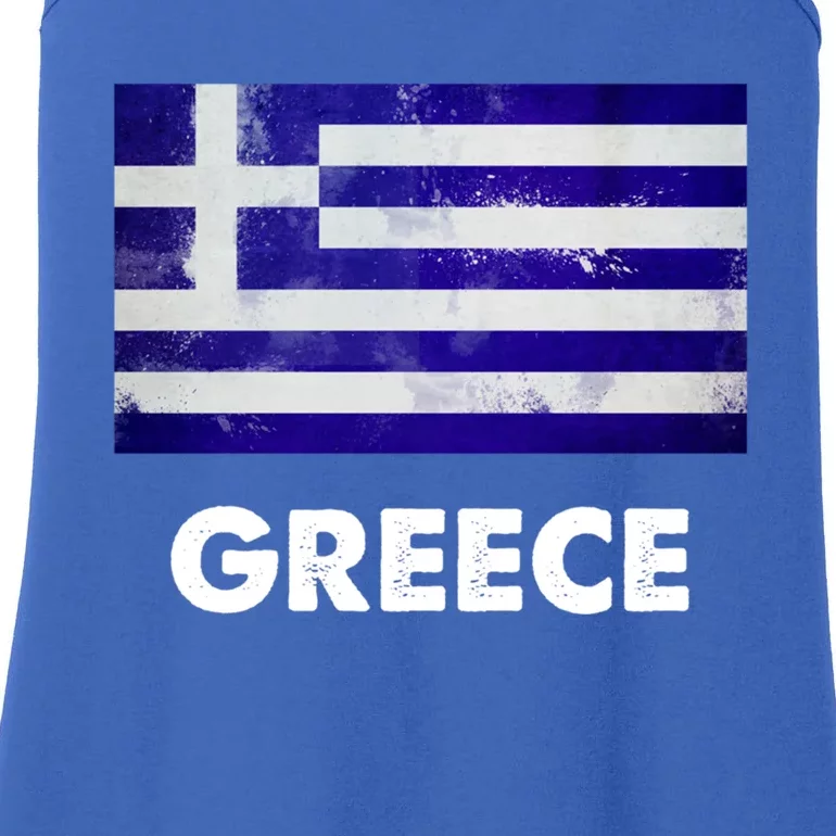 Greek Greece Flag Cool Gift Ladies Essential Tank