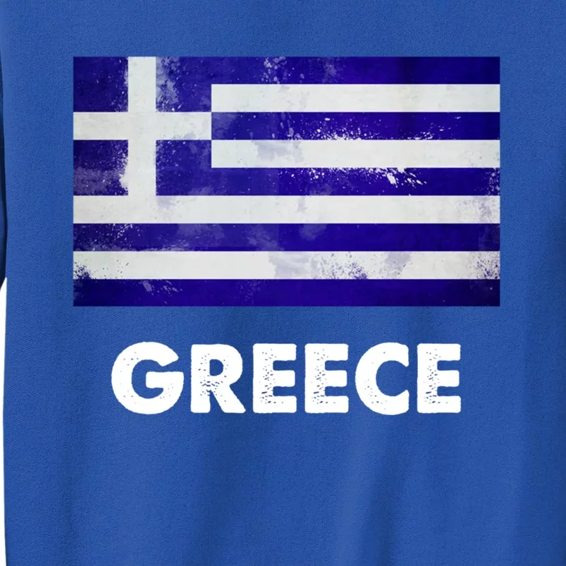 Greek Greece Flag Cool Gift Tall Sweatshirt