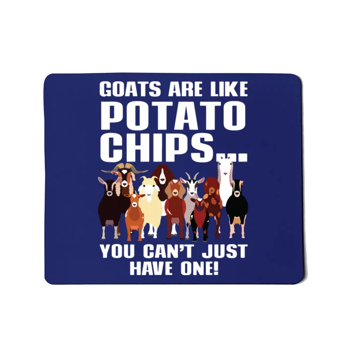 Goat Gifts For Goat Lovers Farm Apparel Meme Pun Funny Goat Mousepad