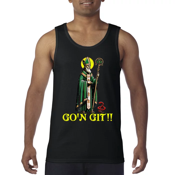 Gon Git Funny St Patricks Day Shamrock St Patty Party Irish Tank Top