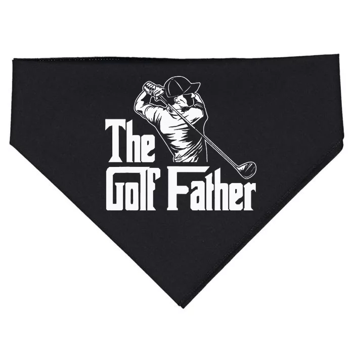 Golf Golfer Father Golfing Player Ball Course Putter Caddy USA-Made Doggie Bandana