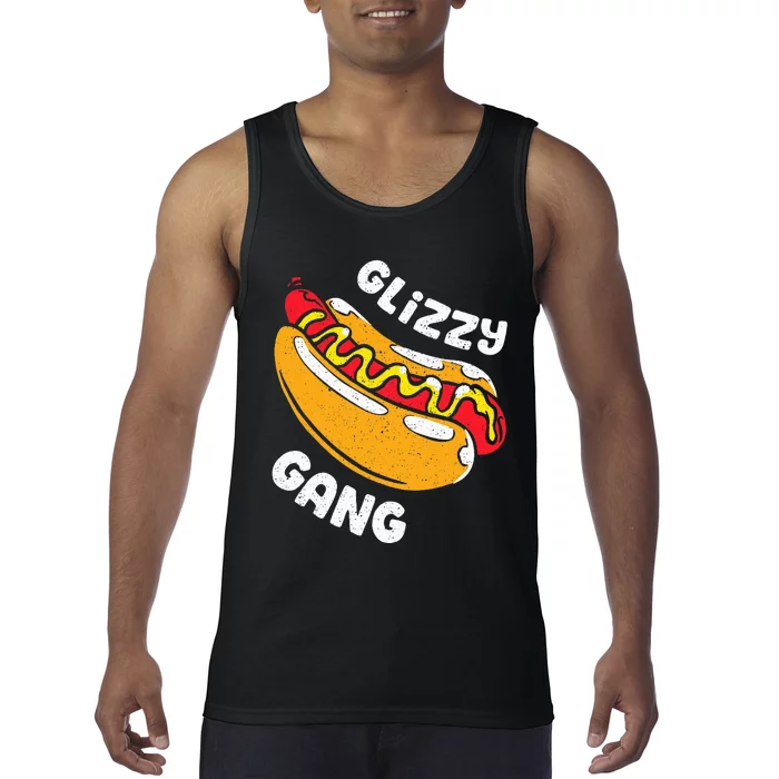 Glizzy Gang Funny Hot Dog Tank Top