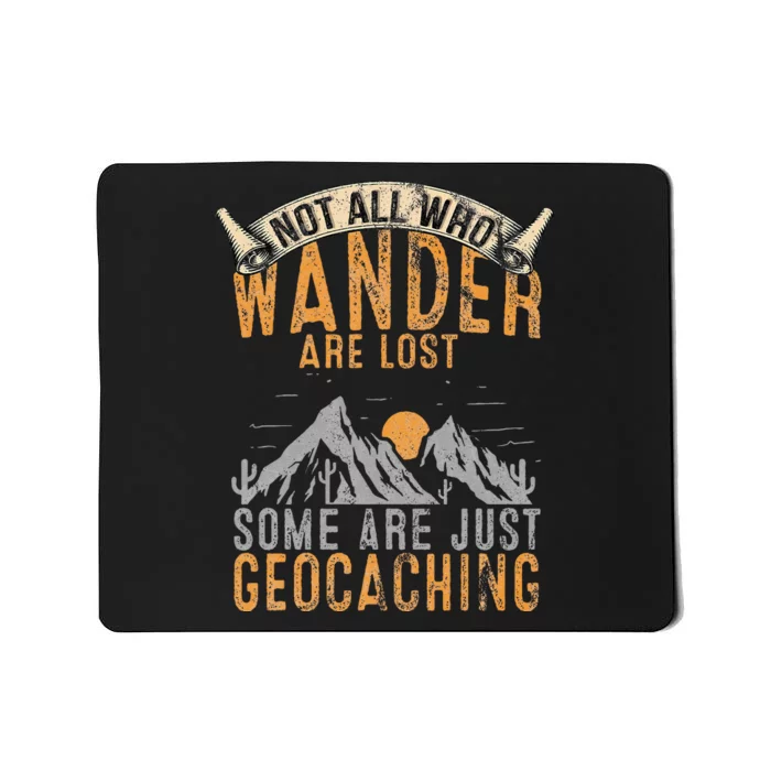 Geocache Gift For Men Treasure Hunt Mousepad