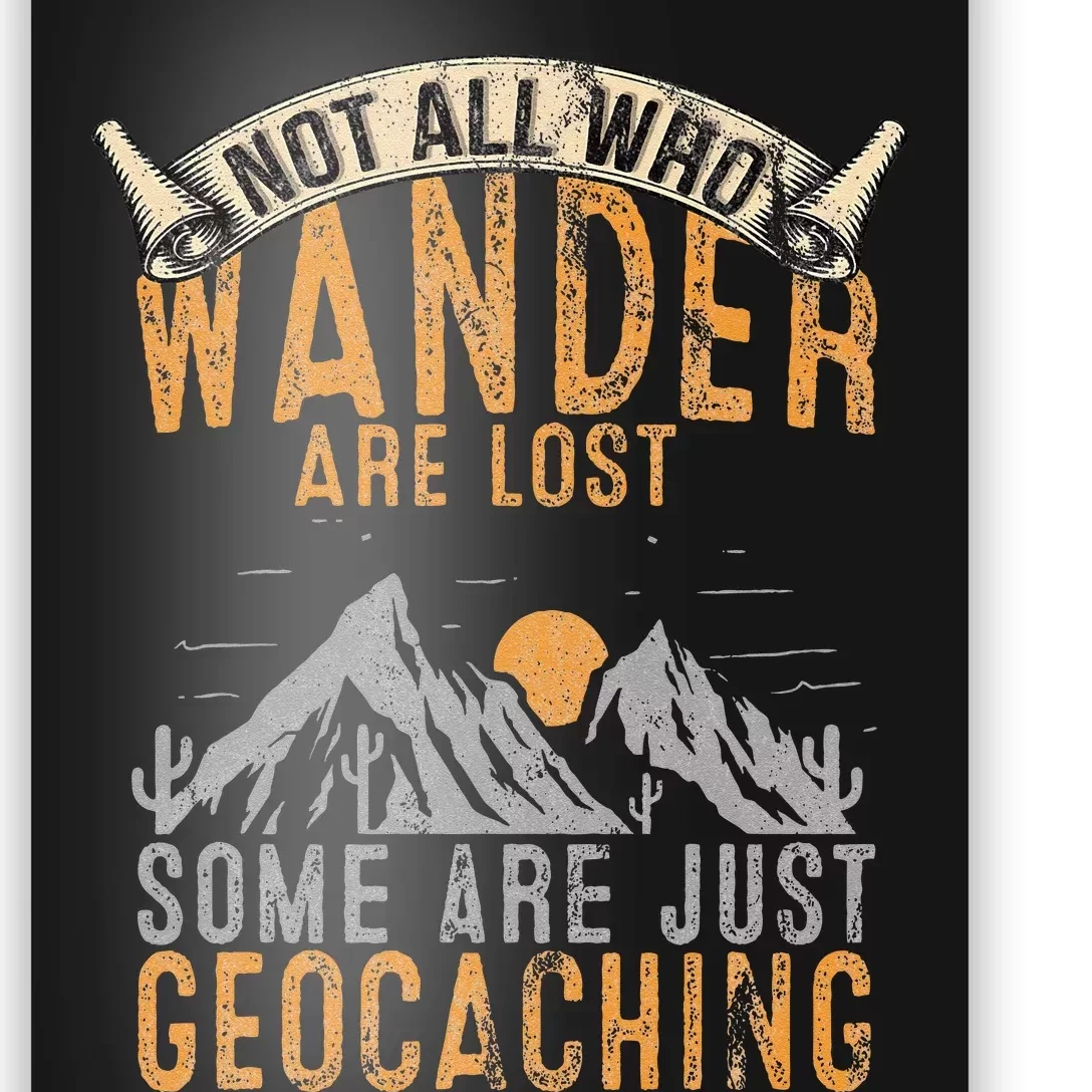 Geocache Gift For Men Treasure Hunt Poster