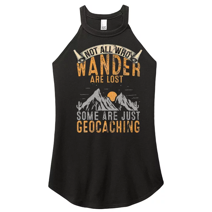 Geocache Gift For Men Treasure Hunt Women’s Perfect Tri Rocker Tank