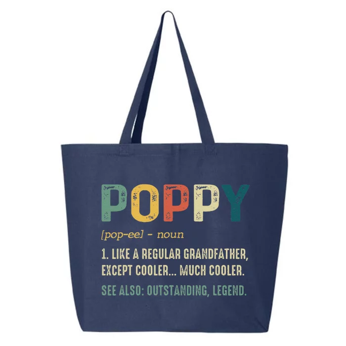 Grandpa Gifts For Poppy Fathers Day Birthday 25L Jumbo Tote