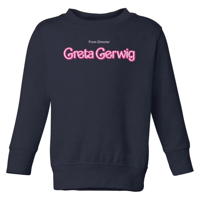 Greta Gerwig From Director Toddler Sweatshirt