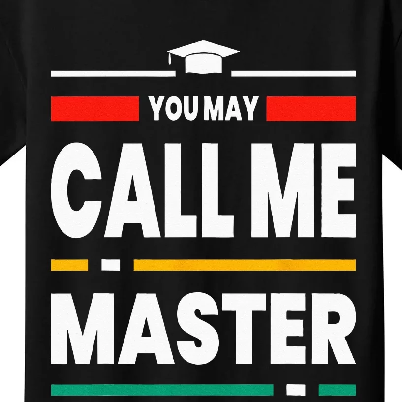 Graduation Gifts For Masters Degree For Her Him Best Friends Kids T-Shirt