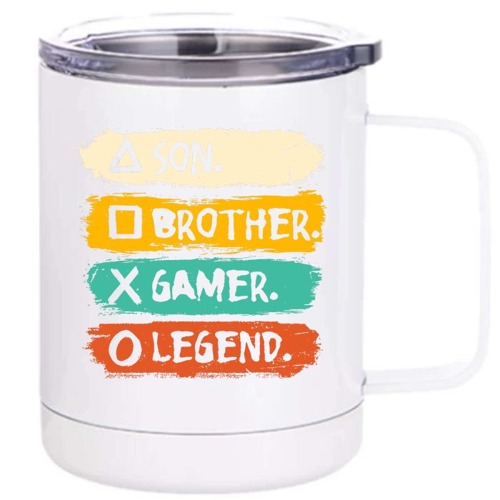 Gaming Gifts For Teenage Boy 816 Year Old Gamer Front & Back 12oz Stainless Steel Tumbler Cup