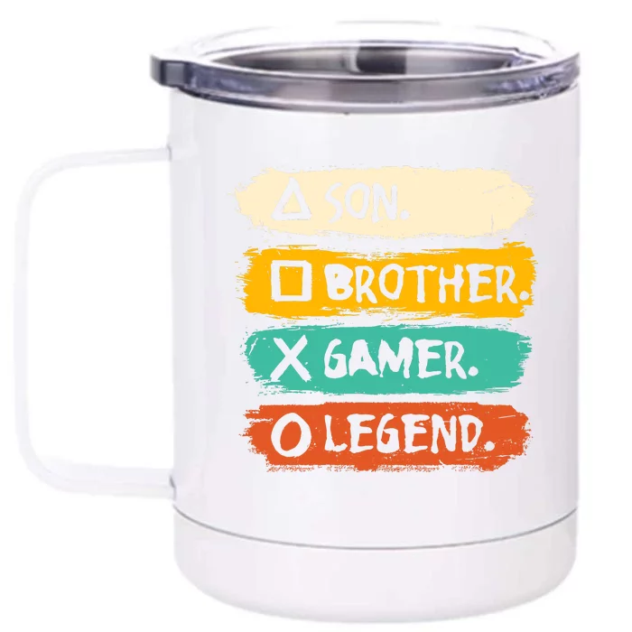 Gaming Gifts For Teenage Boy 816 Year Old Gamer Front & Back 12oz Stainless Steel Tumbler Cup