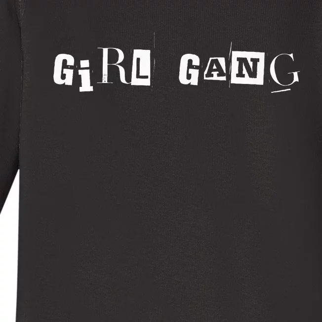 Girl Gang Funny Friends Baby Long Sleeve Bodysuit