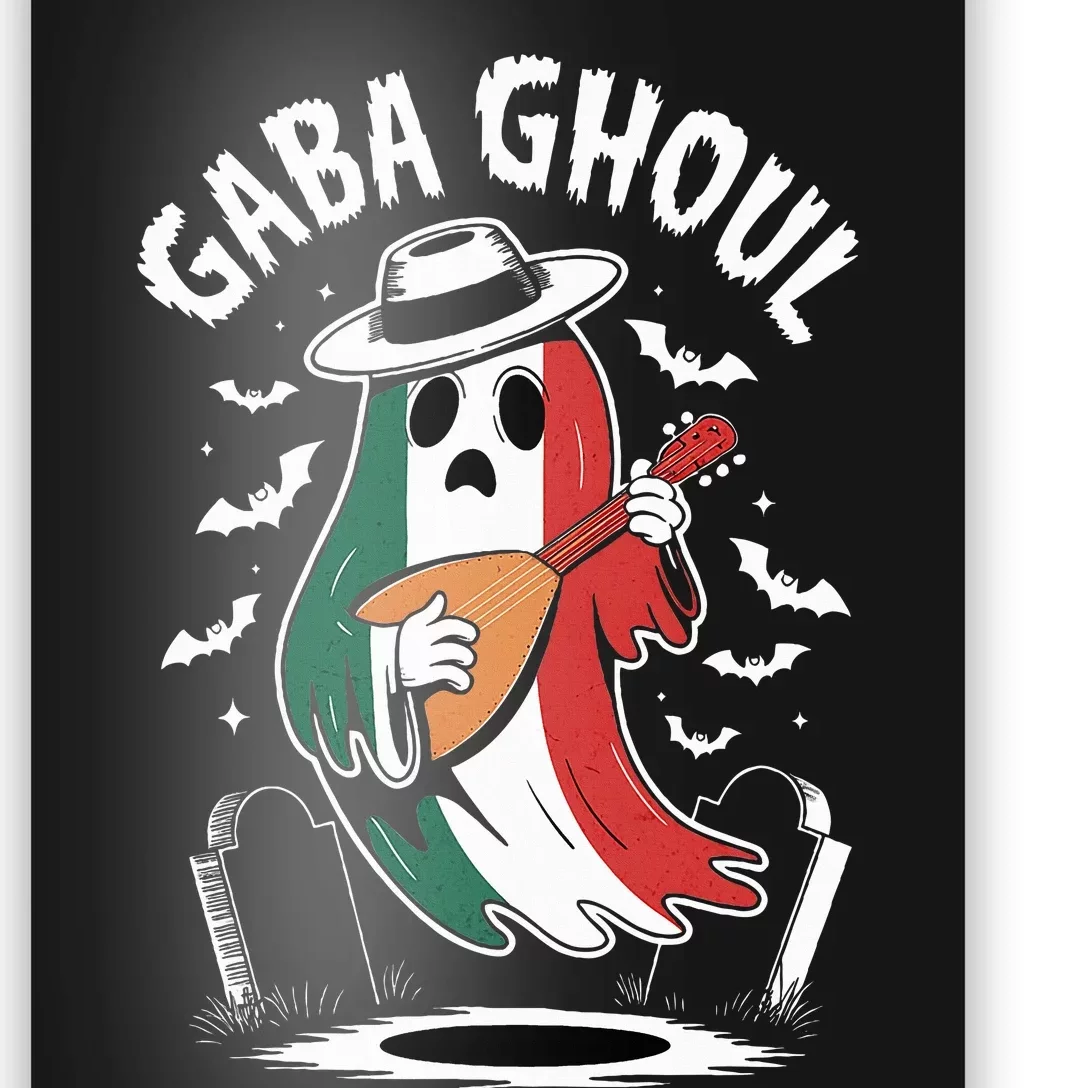 Gaba Ghoul Funny Ghost Italian Gabagool Poster