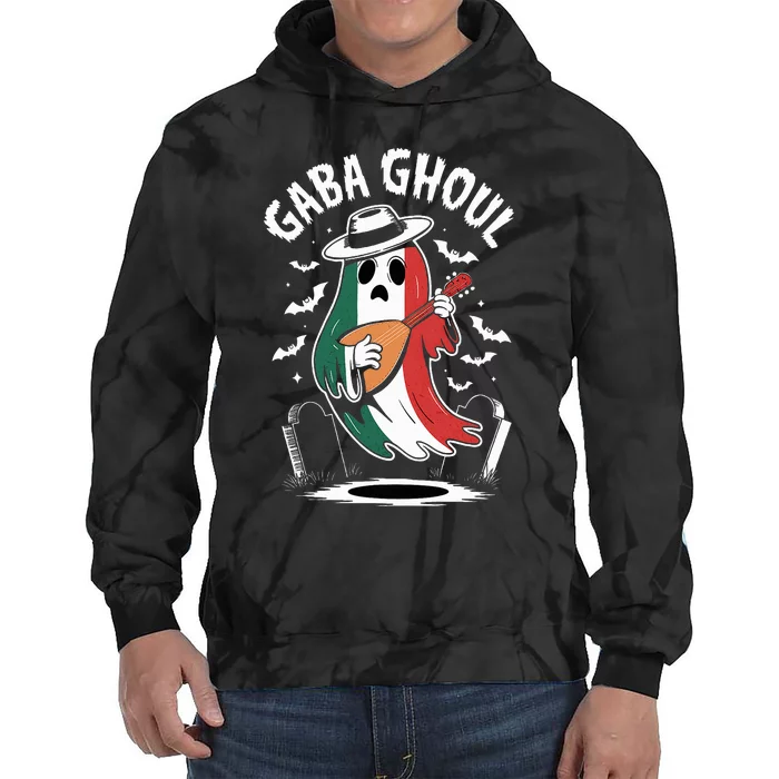 Gaba Ghoul Funny Ghost Italian Gabagool Tie Dye Hoodie