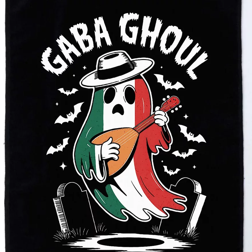 Gaba Ghoul Funny Ghost Italian Gabagool Platinum Collection Golf Towel