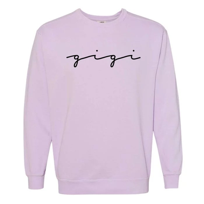 Gigi Grandma For Christmas Mothers Day Grandparents Gift Garment-Dyed Sweatshirt