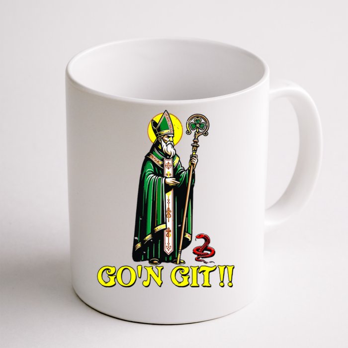 Gon Git Funny St Patricks Day Shamrock St Patty Party Irish Front & Back Coffee Mug